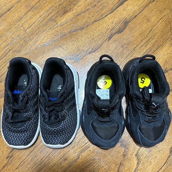 Lot of boys sneakers, Adidas and Puma infant size 5 - Picture 2 of 15